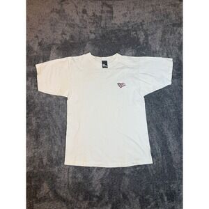 Vintage No Fear Men's Medium T Shirt Y2K 90's Embroidered USA Logo Grunge